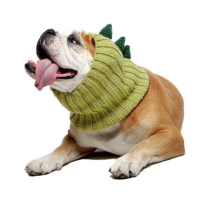 China F-6296 JOINT New Halloween Hand Knit Dinosaur Hat Dog Wear Cute Beanie Hats Dogs Hat Cat Props Animal Pet for sale