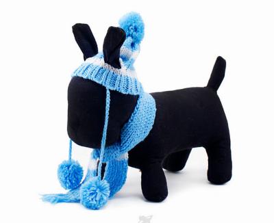 China S2750 Hot Selling Sustainable Pets Winter Sets Crochet Hats Knitted Patterns Dog Scarf For Small Dogs for sale