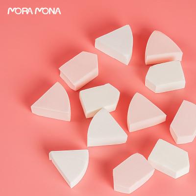 China Ficial Sponge Mora Mona Soft Eco-friendly Make Up Foundation Facial Sponge Blender Reusable Cotton Pad 12pcs/bottle for sale