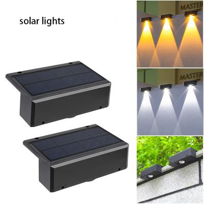 China Polycarbonate Creative garden street courtyard decorative up and down lighting solar powered led wall mount lamp outdoor garden light for sale