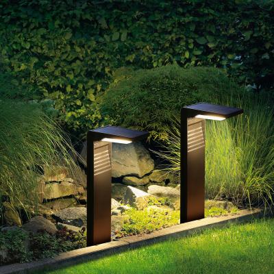 China Garden Solar Powered Outdoor Pathway Decoration Landscape Waterproof Lawn Lamp Solar Spot Lights Led Solar Bollard Garden Lights for sale