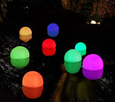 China Modern IP68 Waterproof Hot Tub Accessories  Lights Color Changing Bath Led Ball Night Light Floating Pool Light for Pool RGB for sale