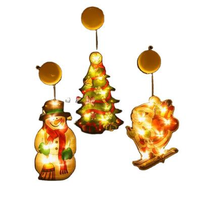 China Christmas lights Hot selling Christmas decorations copper light hang string lights snowman Santa Claus style waterproof for holiday lighting for sale