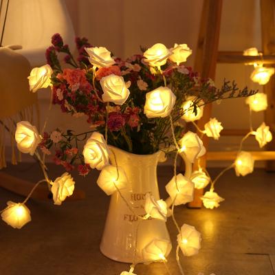 China Wedding Customised Packaging Waterproof Led Artificial wedding Rose Light Christmas festival Decoration Led rose Lights for sale