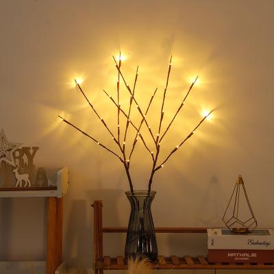 China Modern 70cm 20LED Battery Christmas Lighting Artificial Tree Branches Twig Led Lights for sale