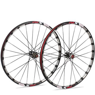 China Straight ALLOY MTB Mountain Bike Milling Wheels S90 MTB 26/27.5/29inch Wheelset Rear 5 Front 2 Japan Hub Disc Brake Sealed Ratio Rim for sale