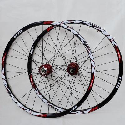 China Mountain Bikes PASAK MTB 26/27.5/29inch Mountain Bike Bicycle Wheelset Sealed Bearings Alloy Hub Wheels 32H Disc Brake Rims for sale