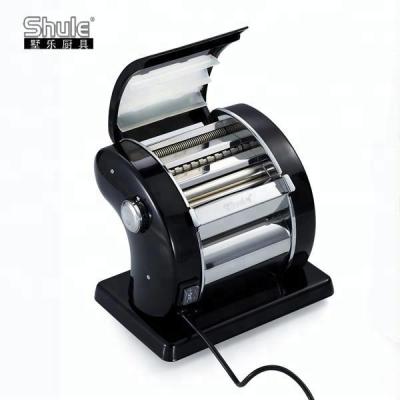 China Black Color Home Use Dough Cutting Machine Electric Dough Kneading And Cutting Machine for sale