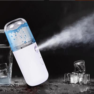 China Electric Handy Steamer Face Sprayer Mister Portable Fine Mist Nano Face Moisturizer Moisturizing Skin Care Mini Nano Mist Sprayer for sale