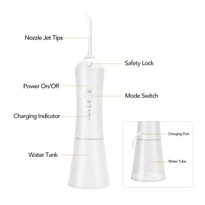 China Outstanding Whitening Effect Smart Ultrasonic Oral Calculus Cleaner Oral Cleaner Remover Wireless Water Flosser Irrigator Airfloss Water Jet Pick IPX7 Tooth Flosser for sale