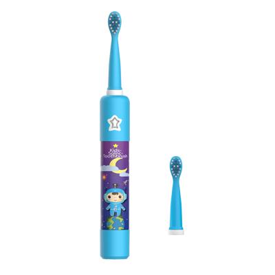 China Custom Logo Kids Smart Sonic Toothbrush Escova De Dente Eletrica Bristle Battery Powered Soft Teeth Brush For Kids Electric Vibration Toothbrush for sale