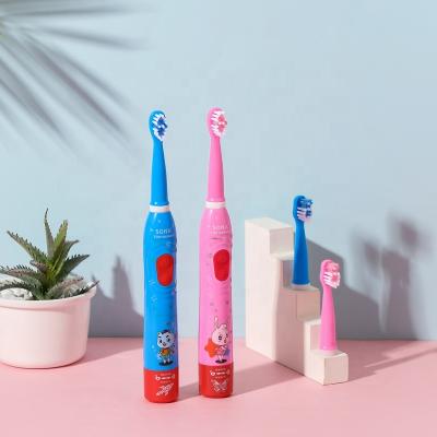 China Wholesale Battery Operated Oral Care Kids Brush Electric Toothbrush Cepillos De Dientes Sonic Toothbrush Electric Dent Cleaner Brush A for sale