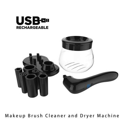 China For Home Use Dropship Dial Electric Brush Cleaner Cleaning Maquina De Limpieza De Brochas De Maquillaje Makeup Brush Cleaner Makeup Tools for sale