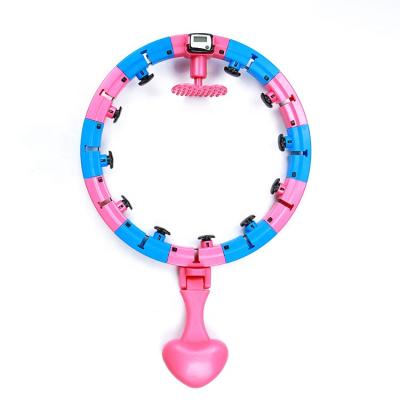 China Detachable Adjustable Weight Loss Adult Exercise Detachable Hoolahoop Fitness Hoolahoop Counter Smart Circle Hoola Hoola Hoola Hoop for sale