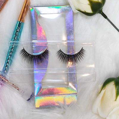 China Good Quality Clear Eyelash Packaging Box Suitcase Lashes Bulk 100% 3d 12mm Mink Eyelashes Vendor for sale