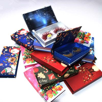 China Good quality eyelashes wholesale seller eyelash extension Christmas eyelash packaging for sale