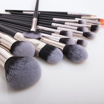 China Angular Blush Makeup 16pcs Brush Set Blackcurrant Makeup Foundation Brush Eye Sweep Full Set Makeup Tools for sale