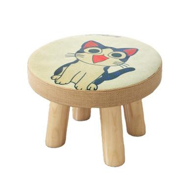 China Removable and washable circle sponge stool living room furniture sofa footstool is small and it rests stool is convenient to carry lovely children for sale