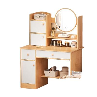 China Adjustable (Height) Hot-selling Dressing Table Bedroom Family Dressing Table Storage Cabinet Multifunctional Small Built-in Drawer Li Type for sale