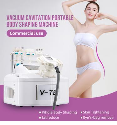 China 5 in 1 Slimming System V9 Vela 3 +Cavitation + RF+Vacuum RF Roller+BIO RF Slimming Machine for sale