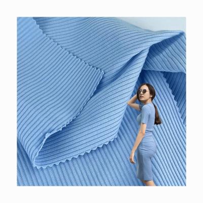 China Double Faced New 190Gsm Modal Ribbed Fabric Lenzing Micro Knit Tencel Modal Fabric For Garment for sale