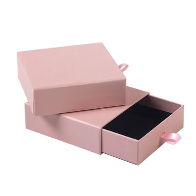 China Drawer Recyclable Wholesale Custom Luxury Paper Ring Earring Bangle Jewelry Box With Pocket for sale