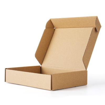 China Recyclable Custom Logo Print Ready To Ship Corrugated Kraft Paper Mailer Box Mailer Box Wholesale for sale