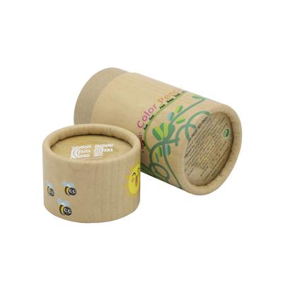 China Recyclable Luxury Eco Friendly Biodegradable Packaging Boxes Lip Gloss Cylinder Container Cylinder Paper Round Custom Logo for sale