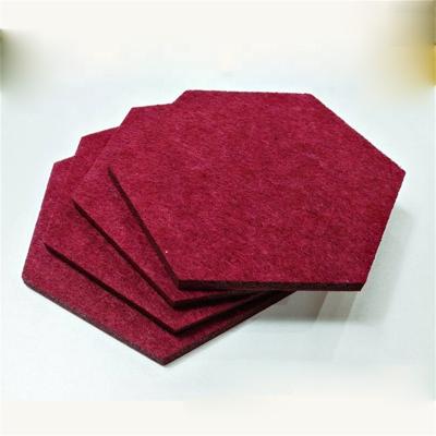 China Characteristic KTV Fire Proof Polyester Fiber Sound Insulation Panels for sale