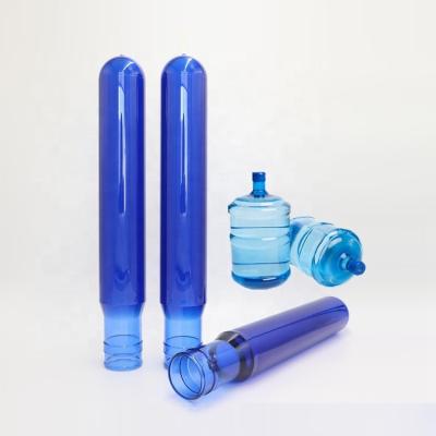 China Blow Molding New Product Blue Neck Size 5 Gallon Pet Preform Price 55mm Plastic Water Bottle Pet Preform For 5 Gallon Water Bottle for sale