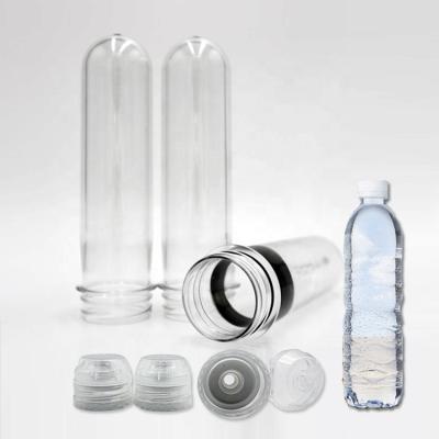 China Factory Direct Raw Material 38mm Blow Mold Clear Plastic Pet Preform Soft Drink Bottle Pet Bottle Preforms for sale