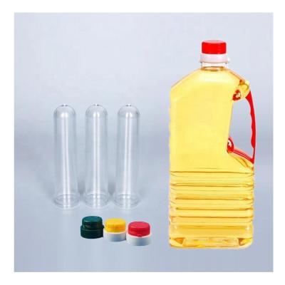 China Plastic Oil Bottle Safety Performance 45g Preform Pet Bottle Making Preform High For Oil Plastic Bottles for sale