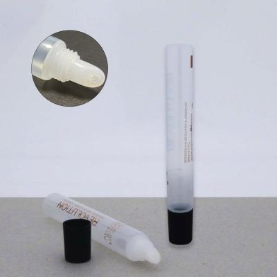 China Lip Balm 10ml Cosmetic Empty Clear Squeeze Tubes For Cosmetic Package for sale