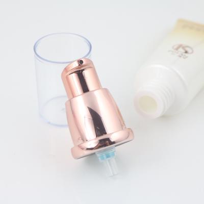 China OEM Cosmetic Empty Makeup Pump Base Tube Cosmetic Packaging For BB Cream for sale