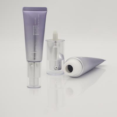 China Cosmetic Empty Airless Cosmetic Pump Tube Packaging For Lotion / Cream for sale