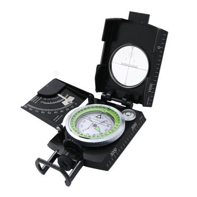 China Guide Camping Hiking Sighting Mirror Distance Scale Markers Map Illuminated Compass for sale