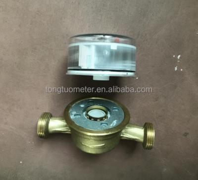 China Mechanism for single jet water meter DN15mm for sale