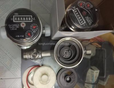 China Plastic Or Stainless Steel Household Water Meter for sale