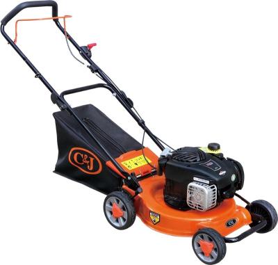 China 4-Stroke 16inch Hand Push Garden Lawn Mower With CJ16GTZL30 Small Garden Machinery Loncin Engine With Steel Platform for sale