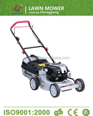 China Aluminum Chasis 19inch Gasoline Self Propelled Lawn Mower with Deck Grass Cutter and Aluminum Garden Tools with BS Engine (CJ19GZZB625E-AL) for sale