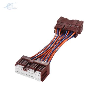 China Engineering Equipment Manufacturer Custom Auto Engine 16P Wire Harness Cable Plug k20 Engine Wiring for sale