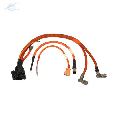 China High Voltage Battery Charging Wire Making Wire Harness New Professional Custom High Voltage Auto Energy Wiring Harness for sale