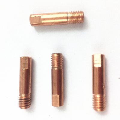 China ECU factory supplier MIG / solder tip m6 X.25 x0.8 Binzel 15AK magnetic contact for sale