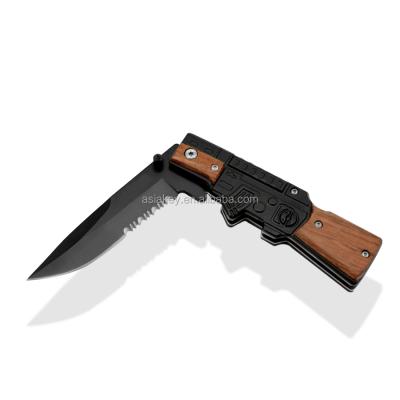 China Disposable Gun Shaped Folding Knives for sale