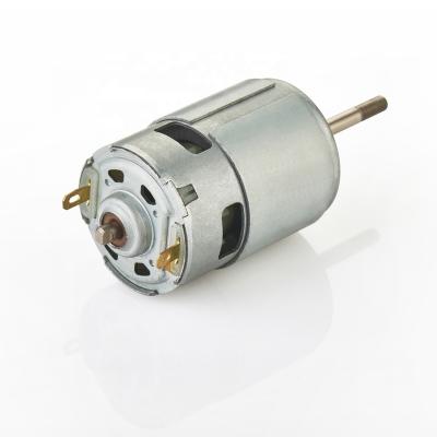 China Mglory 12v 24v Drip Proof Micro Carbon Brush DC Motor Rs795 Low Noise For Garden Tools for sale