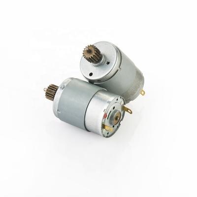 China Mglory Drip-proof Permanent Magnet EMC 21000rmp RS380 Reducing Mini Gearbox DC Motor For Mini Electric Motor for sale