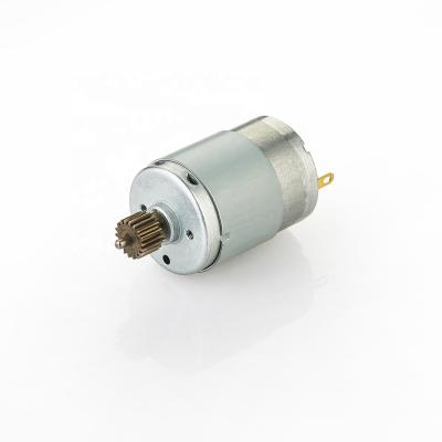 China Mglory Permanent Magnet RS380 Drip Proof CE RoHS 21000rmp Reducing Mini Gearbox DC Motor For Mini Electric Motor for sale