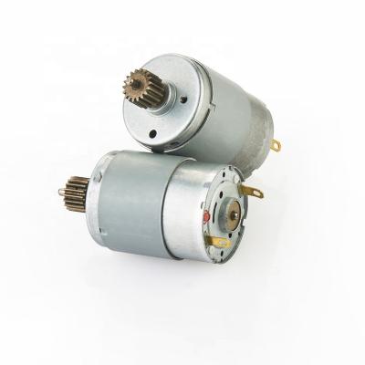 China Mglory Drip Proof EMC Reducing Gearbox 12v RS380 Electric Motors For DC Motor Water Pump for sale