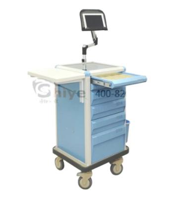 China Modern Mobile Nurse WMJYD-501 Computer Workstation Trolley Telemedicine Medical Nursing Cart for sale