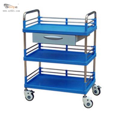 China New design traditional mobile hospital multifunctional medical treatment emergency trolley cart with drawer for sale for sale